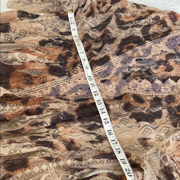 Animal Print Sheer Kimono - Picture 3 of 6